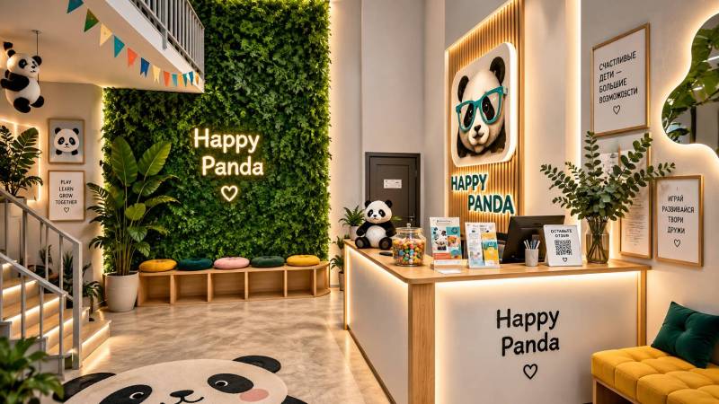 3D-панорама для детского центра Happy Panda